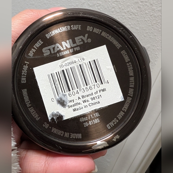 Stanley Adventure Quencher 40oz Storm Glass Limited Edition Brown FLAWED - Picture 3 of 7